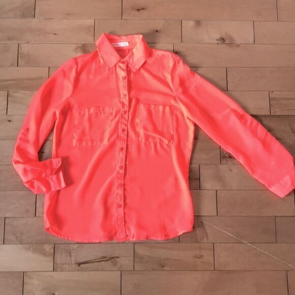 3/30$ Ardene neon pink shirt - Picture 3 of 6